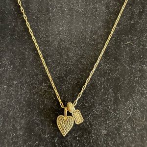 Melinda Maria gold plated necklace and charms